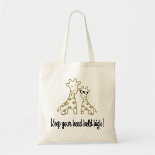 Glitter Giraffes Tote Bag