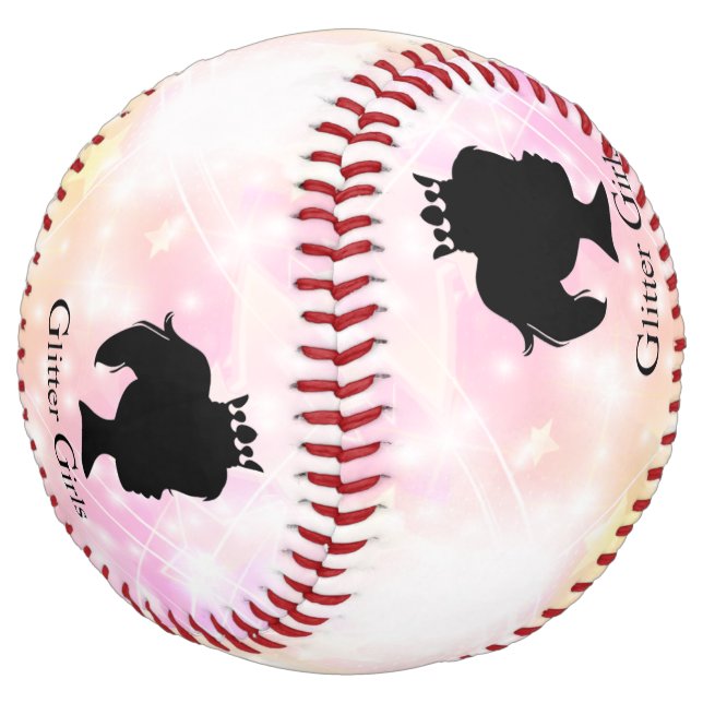 Glitter Girls Softball (Angled)