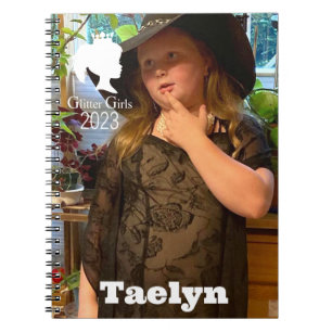 Glitter Girls Taelyn Spiral Photo Notebook