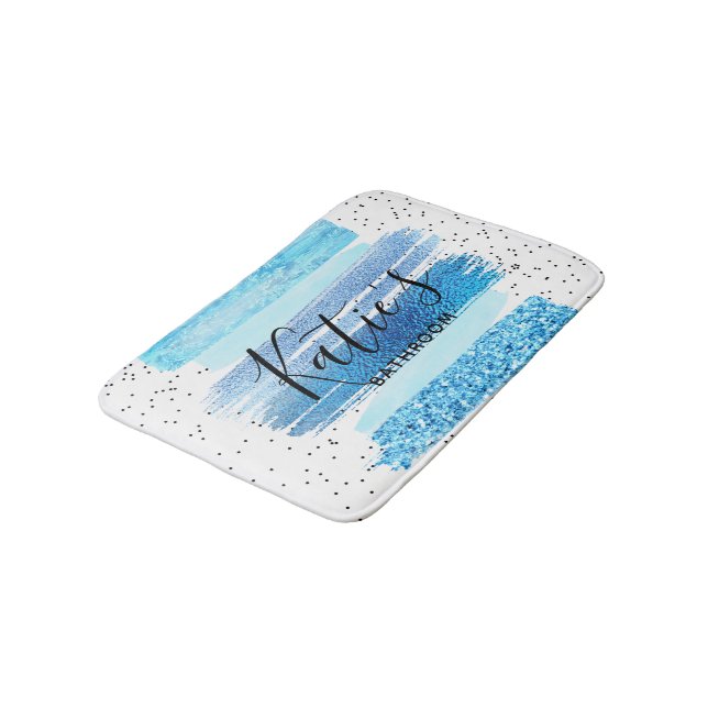 Glitter Glam Bath Mat (Angled)