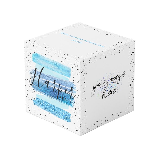 Glitter Glam Cube (Front Angled)