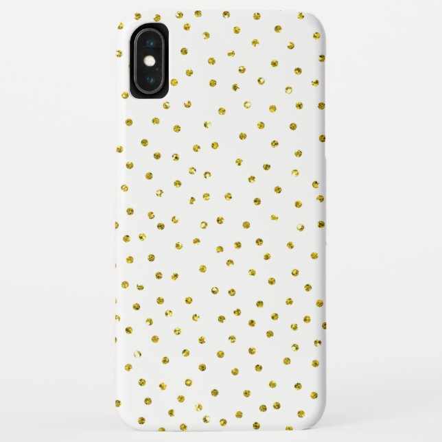 Glitter Gold confetti, changeable background Case-Mate iPhone Case (Back)