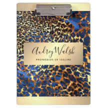 Glitter Gold Luxury Animal Skin Leopard Makeup