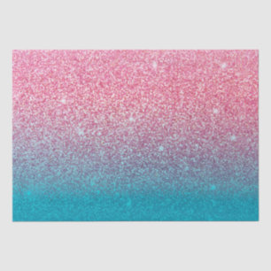 Glitter Gradient Pink Tissue Paper