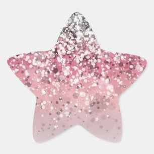 Glitter Gradient Star Stickers