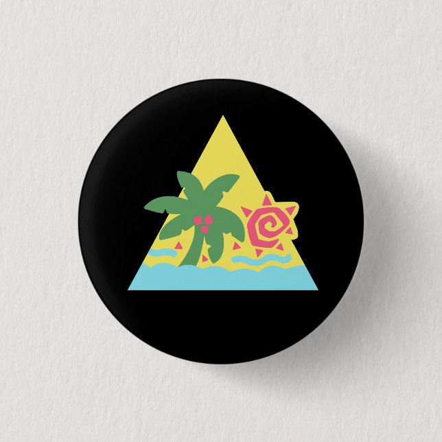 Glitter Hair Flair Badge [Classic] (Front)