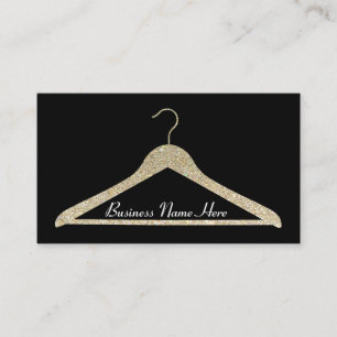 Glitter Hanger Business Card