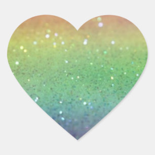 Glitter Heart Sticker