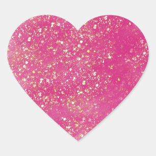 glitter heart sticker, for gifts! heart sticker