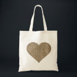Glitter Heart Wedding Tote Bag<br><div class="desc"></div>