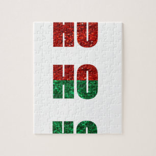 glitter ho ho ho jigsaw puzzle