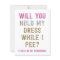 Glitter Hold My Dress While I Pee | Bridesmaid