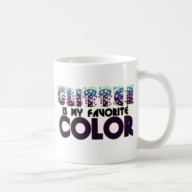 Glitter is my Favourite Colour Coffee Mug (Right)