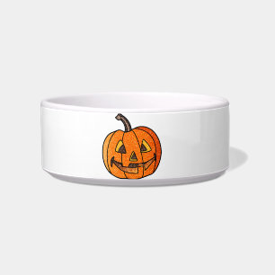 Glitter Jack O'Lantern Bowl