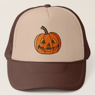 Glitter Jack O'Lantern Trucker Hat