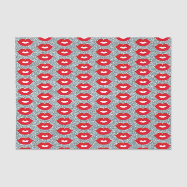 Glitter Lip Tissue Paper (Front)