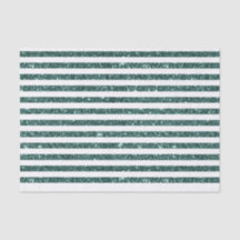 GLITTER LOOK GREEN & WHITE HOLIDAY STRIPES