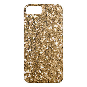 Glitter Look Solid Gold Sparkle iPhone 8/7 Case