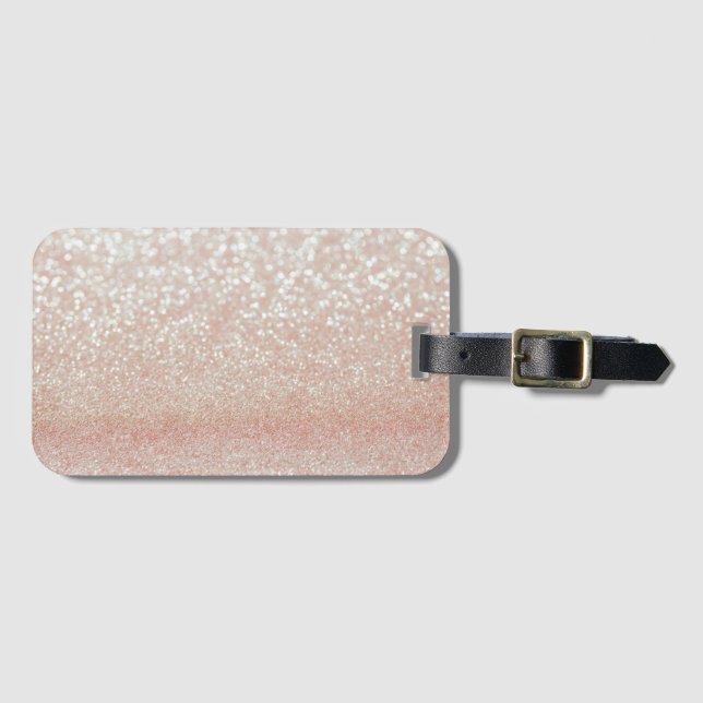 Glitter Luggage Tag (Front Horizontal)