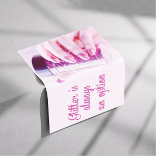 Glitter makes you shine, nail salon decor wallart