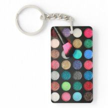 Glitter Makeup Keychain