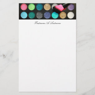 Glitter Makeup Stationery