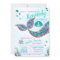 Glitter Mermaid Invitation, Under the Sea Party,