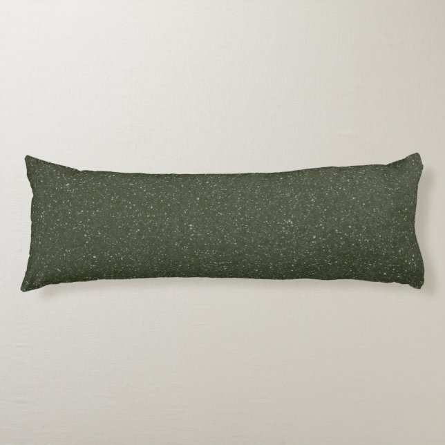 Glitter Moss Green Body Pillow – Customisable (Front)
