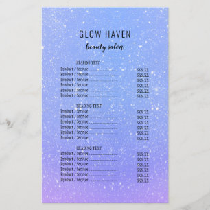  Glitter Ombre Beauty Salon Flyer