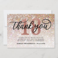 Glitter Ombre Sweet 18 Birthday
