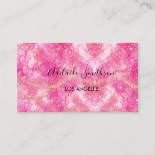glitter opal background business card