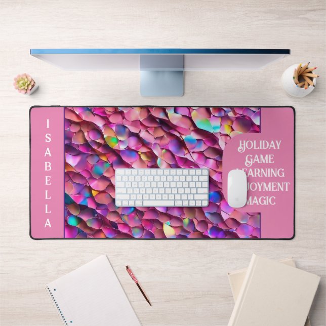 Glitter Opal Holographic Popular Collection Desk Mat (Office 1)