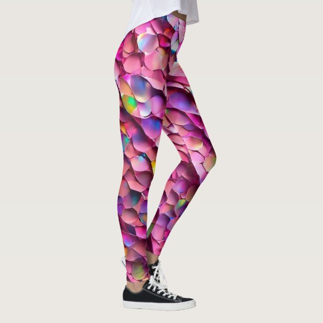 Glitter Opal Holographic Popular Collection Leggings (Right)