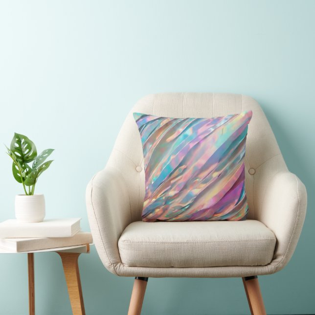 Glitter Opal Holographic Trendy Collection Cushion (Chair)