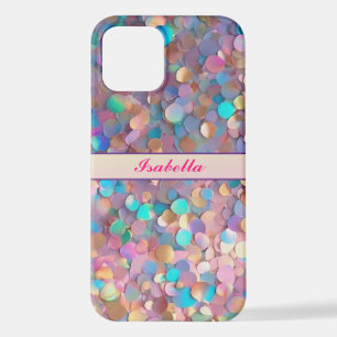 Glitter Opal Modern Holographic Collection iPhone 12 Case