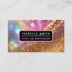 Glitter Opal Popular Holographic Collection Business Card