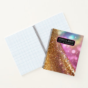 Glitter Opal Popular Holographic Collection Notebook