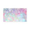 glitter opal thank you business card