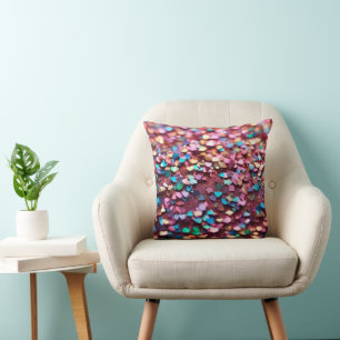 Glitter Opal Trendy Holographic Collection Cushion