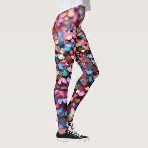 Glitter Opal Trendy Holographic Collection Leggings
