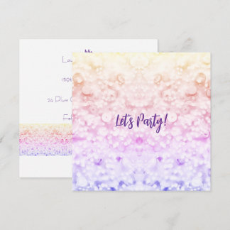 Glitter Party Invitation