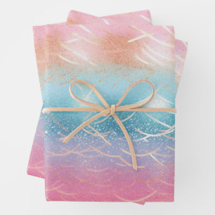 Glitter Pattern Wrapping Paper Sheet