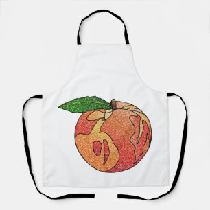 Glitter Peach Apron