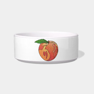 Glitter Peach Bowl