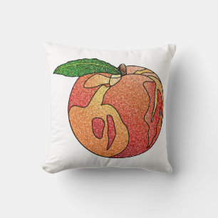 Glitter Peach Cushion