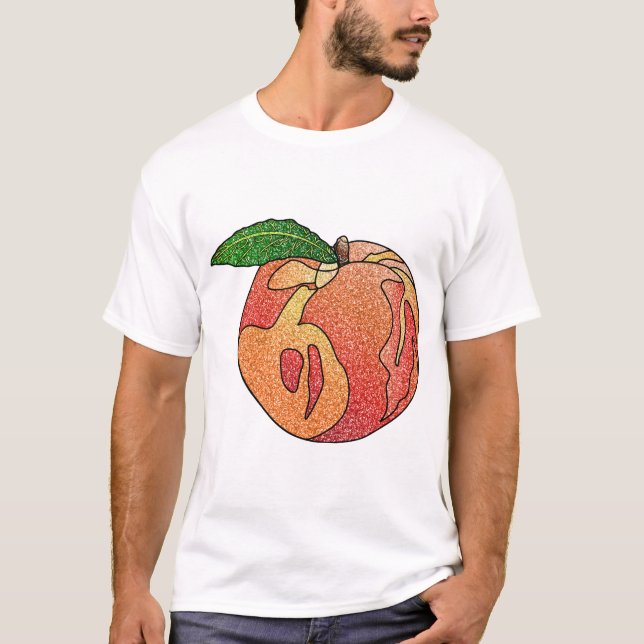 Glitter Peach T-Shirt (Front)