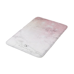 Glitter Personalised Marble Bath Mat