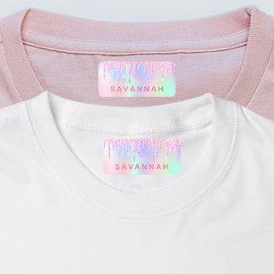 Glitter pink magical rainbow holographic clothing