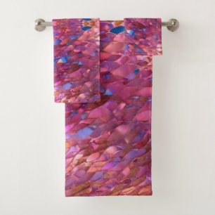 Glitter Popular Opal Holographic Collection Bath Towel Set