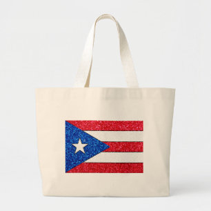 Glitter Puerto Rico tote bag